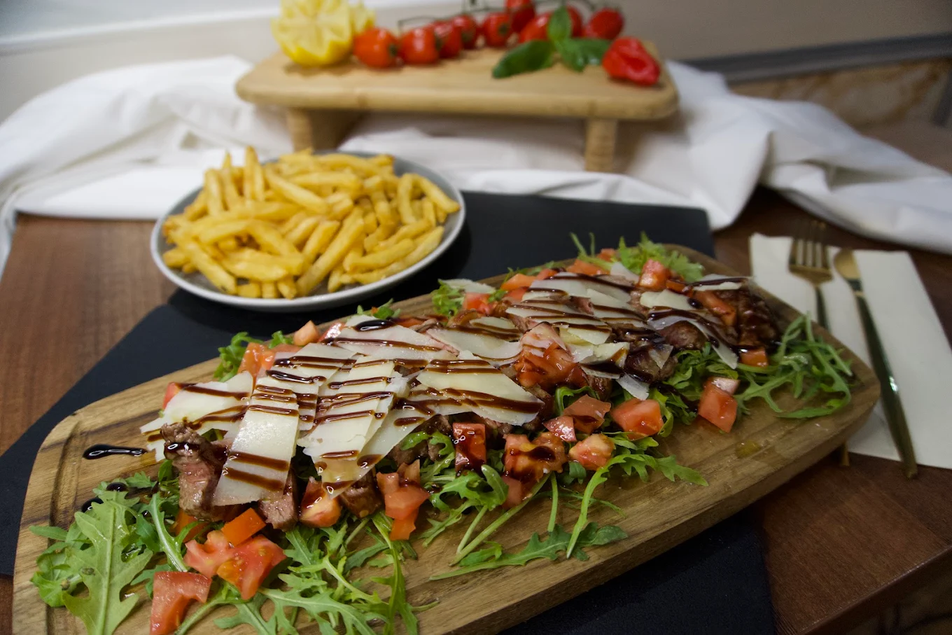 Beef Tagliata at Napoleat