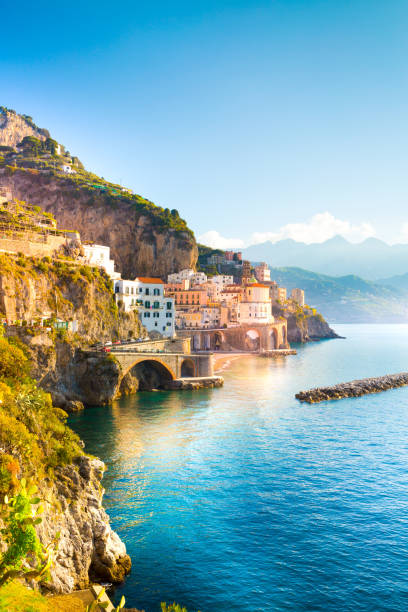 Coastal view of Napoli, Italy