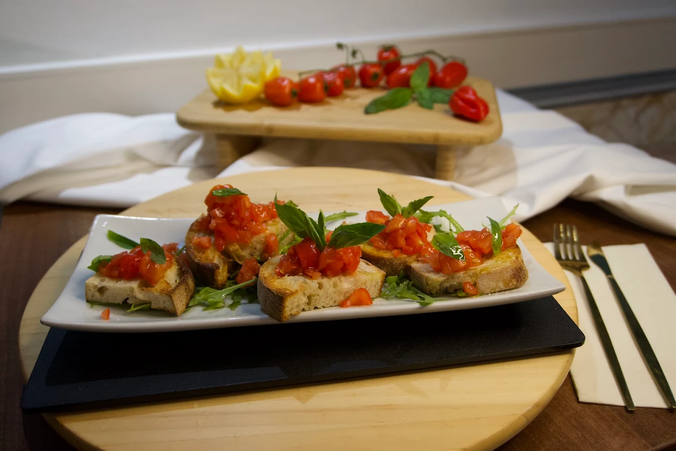 Bruschetta at Napoleat