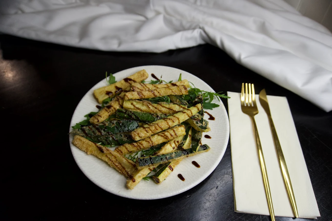 Courgette Fritti at Napoleat